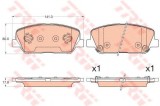 Set placute frana,frana disc HYUNDAI i30 Cupe (2013 - 2016) TRW GDB3582