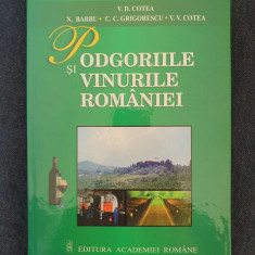 Podgoriile si vinurile Romaniei – Valeriu D. Cotea, N. Barbu, C.C. Grigorescu