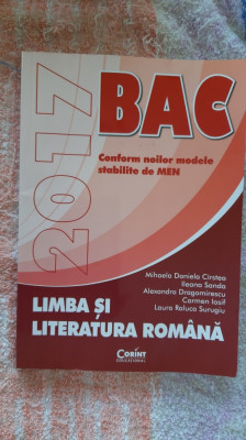 LIMBA SI LITERATURA ROMANA , BACACALAUREAT - SURUGIU , SANDA ,DRAGOMIRESCU foto