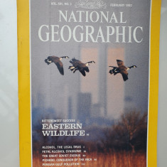 National Geographic February 1992, in limba engleza, 138 pag, stare f buna