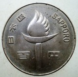 1.743 JAPONIA OLIMPIADA SAPPORO 100 YEN 1972
