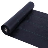 Folie de mulcire 1x100 m, rezistenta UV, plasa antiburuieni neagra, VenusDsh, 241109