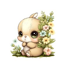 Sticker decorativ pentru copii Animalut, Multicolor, 57 cm, 5666ST foto