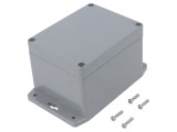 Carcasă universală IP65, 90x115x80 mm, cu lame de fixare
