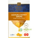 Bomboane cu Miere de Manuka MGO&trade; 400+, Ghimbir si Lamaie 65g