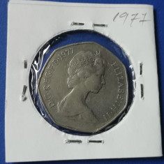 M3 C50 - Moneda foarte veche - Anglia - fifty pence - 1977