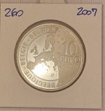 Belgia 10 Euro 2007, KM#260, Argint, comemorativa