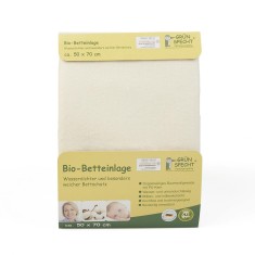 Protectie impermeabila saltea copii, BIO, 50x70 cm, fata dubla bumbac organic, spalare automata 95&deg;C, Gruenspecht 615-00 Children SafetyCare