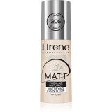 Lirene City Matt Make-up lichid matifiant cu efect de netezire culoare 205 Sand 30 ml