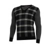 Pulover barbati cu anchior negru slim PL015, 46, 50