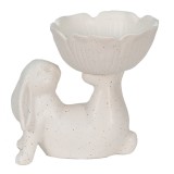 Cumpara ieftin Figurina Iepuras Paste polirasina alba 15x11x14 cm