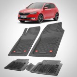 Covorase Skoda Fabia III Compatibile Hatchback Facelift 2018-2021 | Black