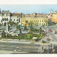 RF4 -Carte Postala- Oradea, Piata Victoriei, circulata 1971