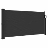 Cumpara ieftin Copertina laterala retractabila, negru, 100x500 cm