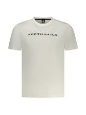 Tricou barbati, cu imprimeu cu text, Regular fit, Alb (Marime: 2XL) foto