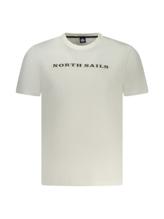 Tricou barbati, cu imprimeu cu text, Regular fit, Alb, S