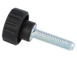 Buton Reglare Poliamidă &Oslash;20mm M6 25mm