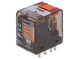 Releu electromagnetic 4PDT 12VAC 6A - TE Connectivity