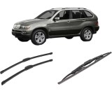 Cumpara ieftin Set 3 stergatoare BMW Seria X5 (E53) din 2000-2006, parbriz si luneta, Bosch Twin-Aerotwin Retrofit