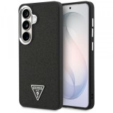 Husa pentru Samsung Galaxy S26 S942, Guess, Fixed Glitter Triangle Logo, Neagra