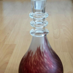 Sticla decorativa / carafa- Vin - Murano - cu dop - 1,5 Litri