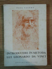 INTRODUCERE IN METODA LUI LEONARDO DA VINCI de PAUL VALERY , 1969 foto