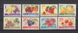 ROMANIA 1963 LP 568 FRUCTELE IZVOR DE SANATATE SERIE MNH, Nestampilat