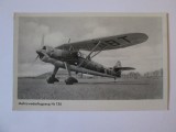 Carte postala/fotografie originala avion german recunoastere:Henschel Hs 126, Germania, Necirculata