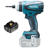 Makita DTP141Z + BL1830B - Masina de insurubat cu impact 150 Nm M5-M14 + Acumulator Li-Ion 18 V 3 Ah