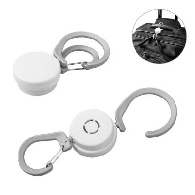Carlig cu Breloc Prindere, Ideal pentru Agatarea Bagajelor de Mana pe Troler, 44 x 130 x 18 mm foto