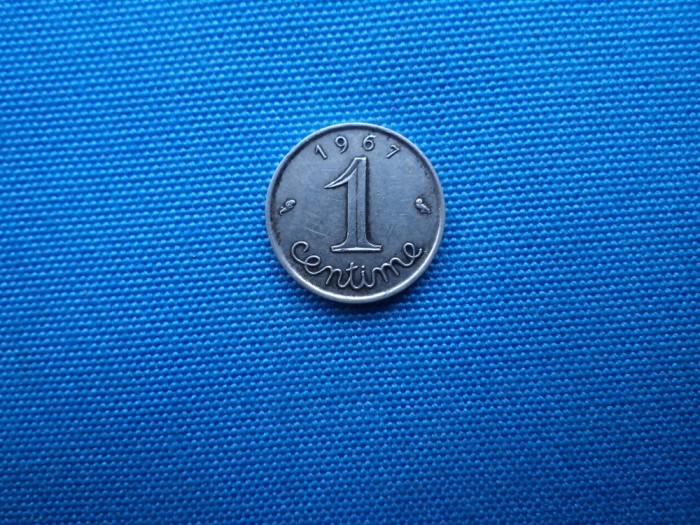 1 CENTIMES 1967 FRANTA