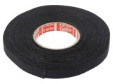 Bandă textilă auto TESA 9mm x 25m acril neagră 51036-00126-02