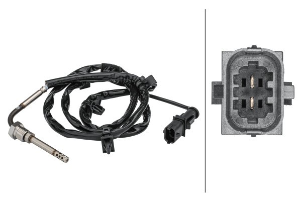 HELLA 6PT 358 181-401 Senzor, temperatura gaze evacuare