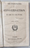 DICTIONNAIRE DE LA CONVERSATION ET DE LA LECTURE , TOME XXXVII , 1837