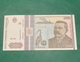 Bancnota 200 lei decembrie 1992 necirculată