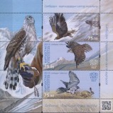 Timbre cu vulturi din Kyrgystan Post Express