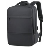Rucsac Pufo Office compartimentat pentru laptop, 45 x 35 cm, negru