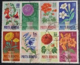 Romania 1964 - Flori de grădină, serie stampilata