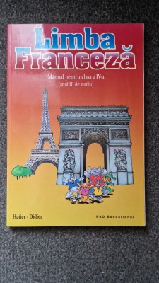 LIMBA FRANCEZA. Manual pentru clasa a IV-a - Apostoiu foto