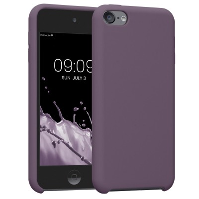 Husa Kwmobile pentru Apple iPod Touch 7th/iPod Touch 6th, Mov inchis, Silicon, KWM000010QD062C foto