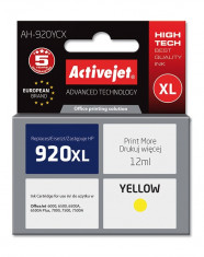 Cartus compatibil hp 920xl yellow pentru hp cd974, premium activejet, garantie 5 ani foto