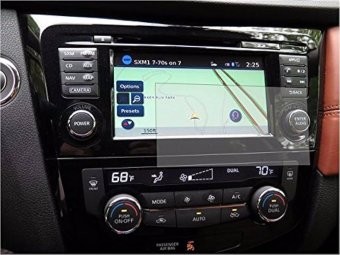 Nissan Tuda 2018 ecran navigatie folie protectie King Protection foto