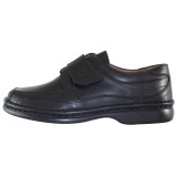 Pantofi casual barbati piele naturala - Gitanos negru - Marimea 43