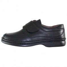 Pantofi casual barbati piele naturala - Gitanos negru - Marimea 43 foto