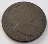 Moneda Spania 8 Maravedis 1841 Isabel II