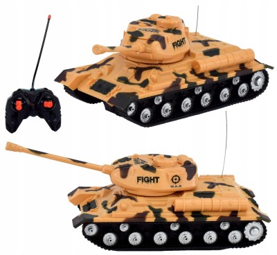TANCH DE MARI DIMENSIUNI CU TELECOMANDĂ, BATERIE RC, LUMINI, SUNET, TURN ROTATIV foto