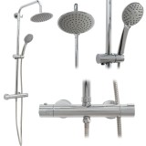 Set dus cu termostat CALANI DAYTON CHROME