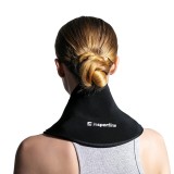 Bandaj cervical inSPORTline Vitaneck cu gel, terapie rece/cald, zona gat-umeri, neopren
