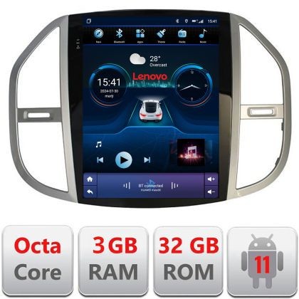 Navigatie Mercedes Vito 2016- tip tesla radio gps internet 8 Core 3+32 4G carplay android auto kit-tesla-068+LITE-9.7-3+32 CarStore Technology