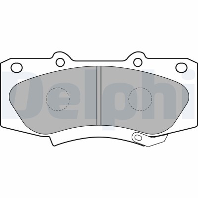DELPHI LP2244 set placute frana,frana disc foto